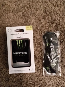 Monster Energy pop magnetic safe wallet phone grip stand - Photo 1 sur 2