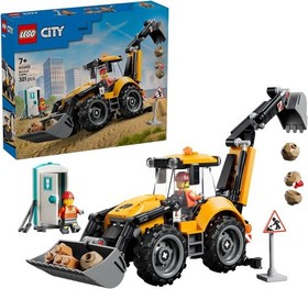 ⭐ LEGO City Yellow Backhoe Loader - Building Toy 60480⭐