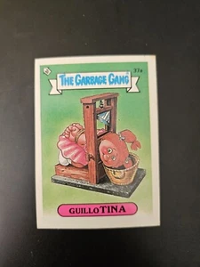 Guillo Tina 37a - The Garbage Gang Card 1985 Rare Australian Release  - Picture 1 of 2
