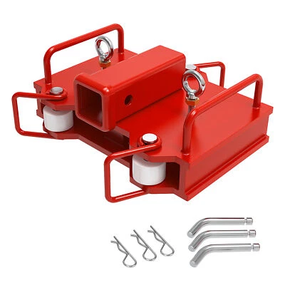Adaptador de remolque receptor de enganche para carretilla elevadora de 2" accesorio para horquillas de paletas dobles Foto 1 de 4