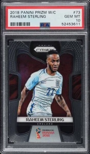 2018 Panini Prizm World Cup Raheem Sterling #73 PSA 10 - Picture 1 of 2