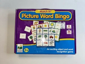 The Learning Journey:  Picture Word Bingo Reading Game Match It! Bingo - Picture 1 of 12