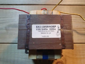Transformador Microondas Tabuchi E621B5N40BP Alto Voltaje Horno Piezas Aparato TSA - Imagen 1 de 3