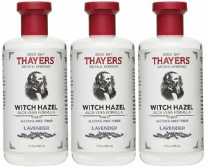 Thayers Toner, Lavender, Witch Hazel, 12-Ounces (Pack of 3)