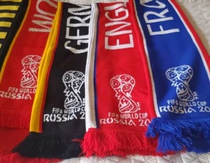 VALUABLE SOCCER SCARVES FIFA WORLD CUP AND CHELSEA PLUS GREAT OTHERS  10 - Picture 1 of 24