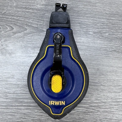 Irwin Chalk Line Reel Strait-line Speed Line Pro 100' Length #IWHT48443 Used - Image 1 of 4