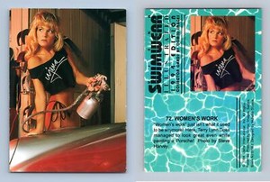 Women's Work #72 Ujena Swimwear Illustrated 1994 Comic Images Trading Card
