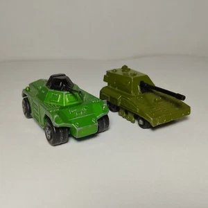 Matchbox Rolamantics N.70 S.P Gun And N.73 Weasel Lesney Products 1973 1976 - Picture 1 of 12