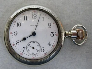 1907 Waltham 18s 17j SN 16176036 Grade 85 Double Sunk Dial Running Strong (63) - Bild 1 von 24