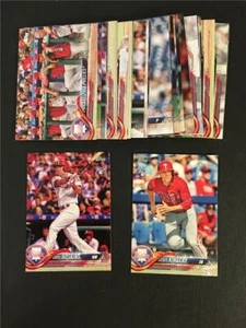 2018 Topps Philadelphia Phillies Team Set Series 1 2 Update 32 Cards - Picture 1 of 1