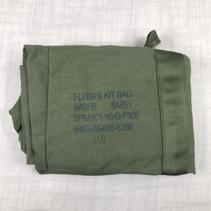 US Military Flyers Kit Bag OD Green Nylon Carry Straps Duffel USN USMC USAF 2010 - Picture 1 of 9