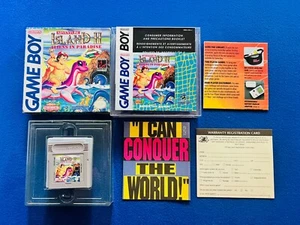 Adventure Island II 2 Nintendo Gameboy CIB Komplett Box Handbuch Registrierungskarte - Bild 1 von 16