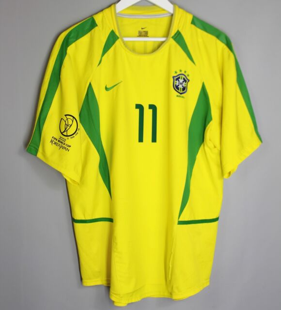 sale Brazil RONALDINHO 2004 away shirt camiseta jersey soccer Brasil world  Copa