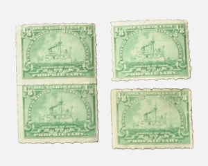 US SC RB20 TAX REVENEU PROPRIETARY STAMPS mint NH 1898 OG lot of 4 - Picture 1 of 2
