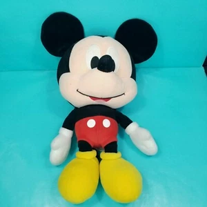 Disney Mickey Mouse Plush Big Head Stuffed Animal Large 17" Soft Pillow Rare - Picture 1 of 6