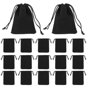 Jewelry Pouches 75pcs Black Storage Bags for Festivals and Events Use - Picture 1 of 10