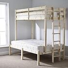 STRICTLY BEDS & BUNKS - Duke Triple Sleeper Bunk Bed, 4ft 6 Double + 3ft Single