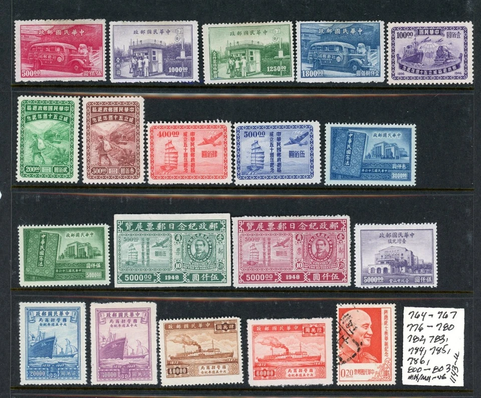 China Selection of 19 MH/MH-NG/Used - See Scan            (16-C186) - Image 1 of 1