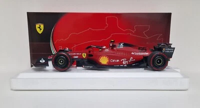 MODELLINO AUTO SCALA 1:18 BBR FORMULA 1 FERRARI F1-75 SAINZ GP BAHRAIN F1 2022 - Immagine 1 di 4
