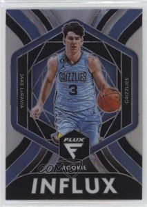 2022-23 Panini Flux Rookie Influx Silver Prizm Jake LaRavia #29 Rookie RC