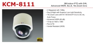 CAMARA CCTV Acti DOMO PTZ IP Int 2MP Lente Z 16X IrD/Nm mod.KCM-8111 - Imagen 1 de 8