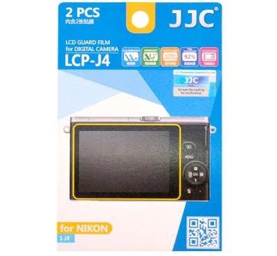 JJC LCP-J4 Camera LCD Screen Protector Guard Film Cover for Nikon 1 J4 Camera - Image 1 of 4