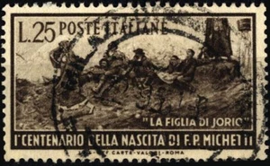 ITALIEN REP. - 1951 - Hundertjahrfeier Francesco Paolo Michetti - Bild 1 von 1