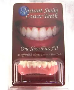 Cosmetic Teeth Secure Instant Natural Smile Snap On Teeth Veneers Dental Beauty - Picture 1 of 6