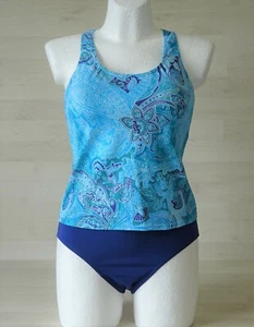 Damen Tankini Top + Slip – Cup B / C mit Ringerrücken Bademode 634/867/23 D - Bild 1 von 6