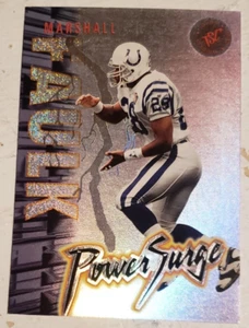 1995 Topps Stadium Club Power Surge #P55 Marshall Faulk RB Indianapolis Colts - Bild 1 von 2