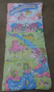 Vintage 1986 Hasbro MY LITTLE PONY Sleeping Bag G1 MLP - Picture 1 of 7