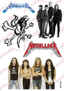 Metallica Sticker Pack - Skull American Heavy Thrash Metal Hard Rock Band Logo - Bild 1 von 1