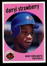 1989 Baseball Cards Magazine *HAND CUT* Repli-Card #26 Darryl Strawberry