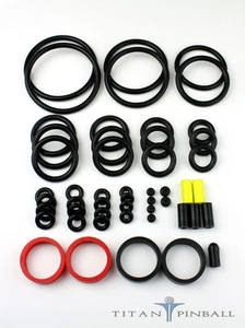 Kit universal de anillo de goma máquina de pinball - silicona de titanio de competición - negro - Imagen 1 de 7
