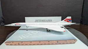 1/200 BRITISH AIRWAYS CONCORDE 102 U.K. UNION JACK COLORS G-BOAB HOGAN MODELS - Picture 1 of 11