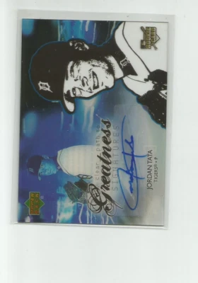 2006 UPPER DECK FUTURE STARS #92 JORDAN TATA    AUTO - Image 1 of 2