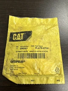 Caterpillar (CAT) 235-3401 or 2353401 Plate - Stop - Picture 1 of 2