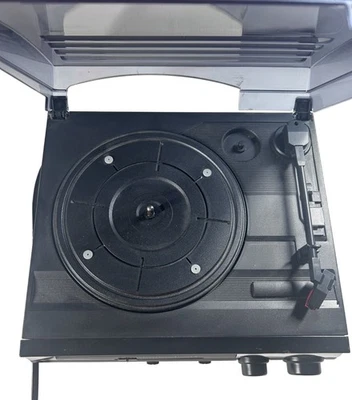 Jensen JTA-230 3-Speed Stereo Turntable Record Player Built-In Speakers & USB - Image 1 of 4