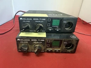 2x Midland 77-099 UK CB Radio (uszkodzone) - Zdjęcie 1 z 5