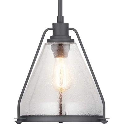Progress Lighting P500135 Graphite Range Single Light 13"W Pendant - Image 1 of 4