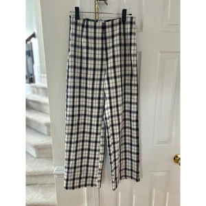 Prinzessin Polly weites Bein schwarz & weiß kariert Hose Pants Grunge Punk Whimsygoth - Bild 1 von 7