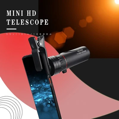 99x99 High Magnification HD Monocular Low Light Night Vision Pocket Telescope - Image 1 of 4