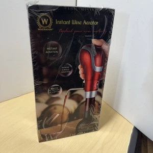 Waerator Negro Modelo WA-A01-BK Aireador de Vino Instantáneo Sellado, Nuevo, Caja Polvorienta - Imagen 1 de 4