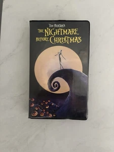 The Nightmare Before Christmas 1994 VHS Touchstone Clamshell Sealed - Picture 1 of 4