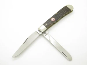 2014 Case XX 6254 Ruger Crest Trapper Jigged Bone Handle Folding Pocket Knife - Picture 1 of 5