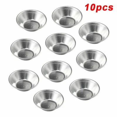 Argento Uova Tartina Stampo Cucinare Riutilizzabile Antiaderente Cupcake Pudding - Immagine 1 di 4