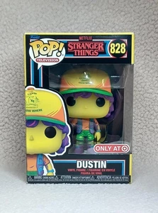 Funko Pop! Television Stranger Things Dustin 828 Target Exclusive Blacklight - Picture 1 of 12