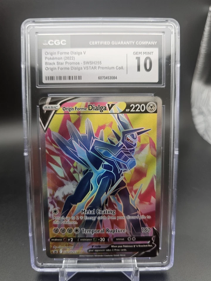 Origin Forme Dialga V SWSH255 SWSH: Sword & Shield Promo Cards Holo CGC 10 - Image 1 of 2