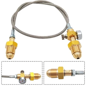 G 5/8\" Connecting Hose High Pressure Parts Replacement Stainless Steel - Afbeelding 1 van 12
