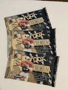 1998 Fleer Skybox Premium Football HOBBY - 3 Pack Lot - Autographics P Manning RC - Bild 1 von 6
